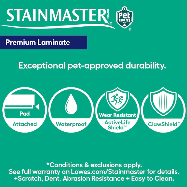 STAINMASTER Bittersweet Hickory Laminate Flooring photo 5