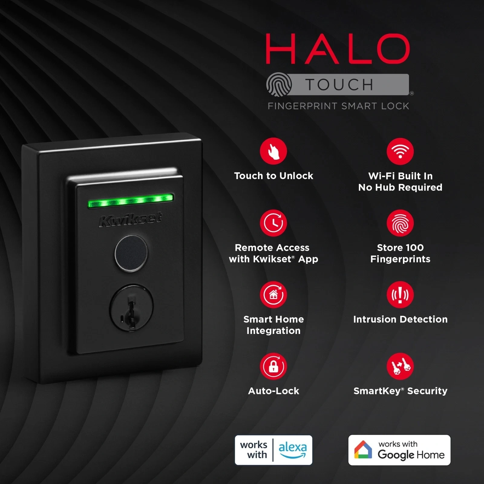 KWIKSET HALO Touch Fingerprint Wifi Smart Lock photo 2