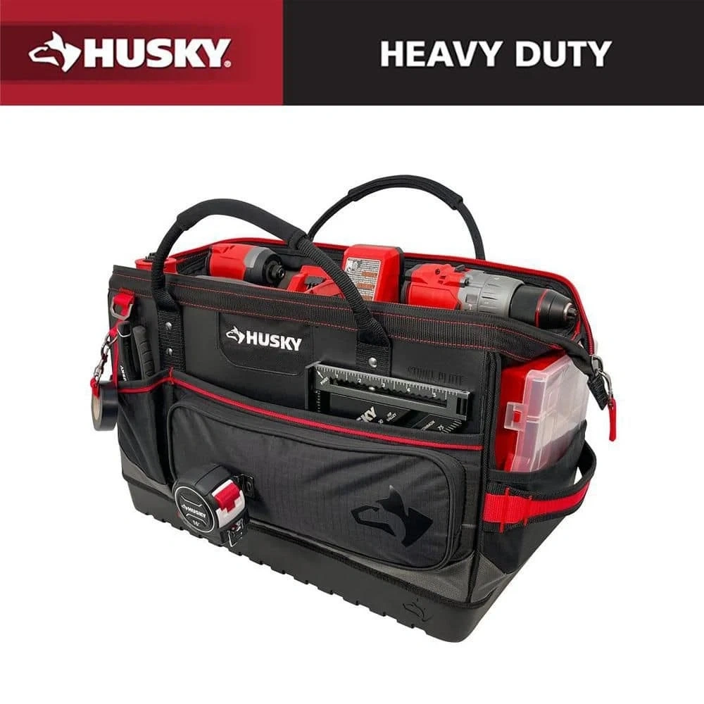 HUSKY Heavy-Duty 20 in. Pro Tool Bag