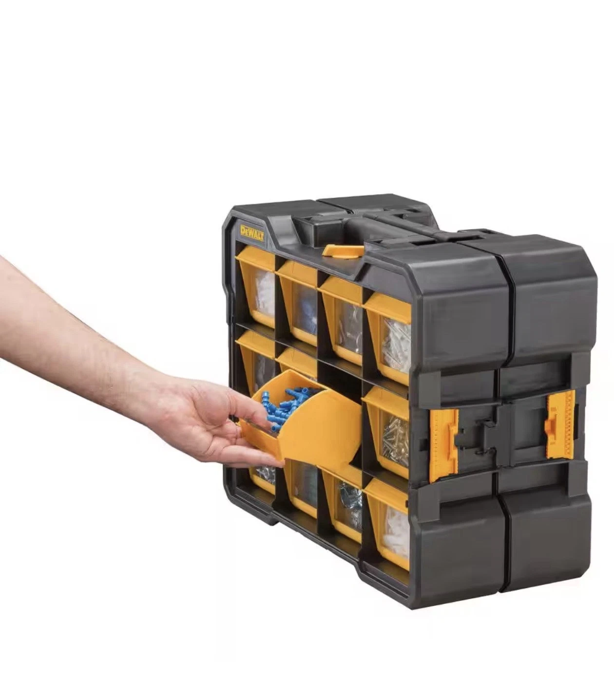 DEWALT 12-Compartment Flip Bin Organizer photo 3