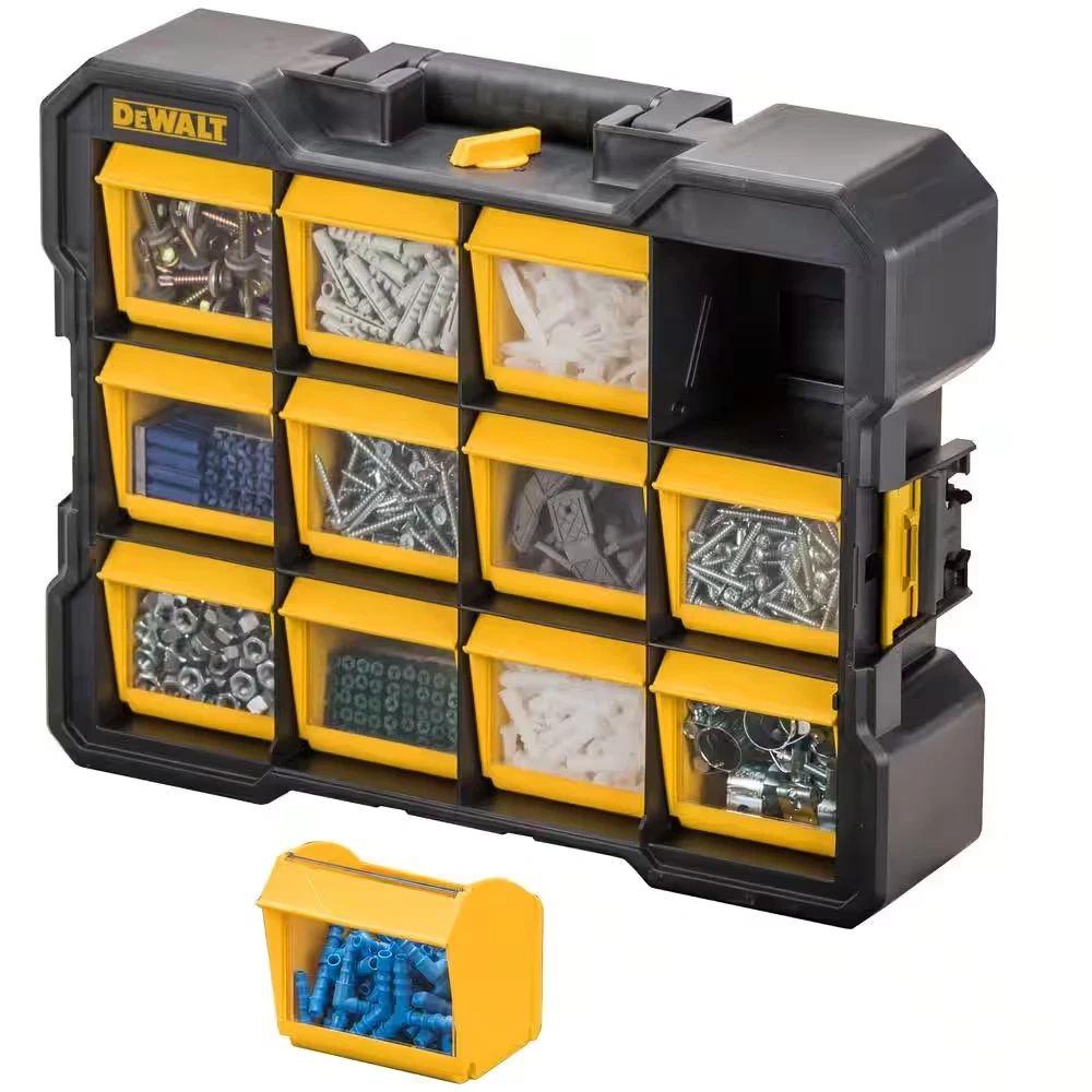 DEWALT 12-Compartment Flip Bin Organizer