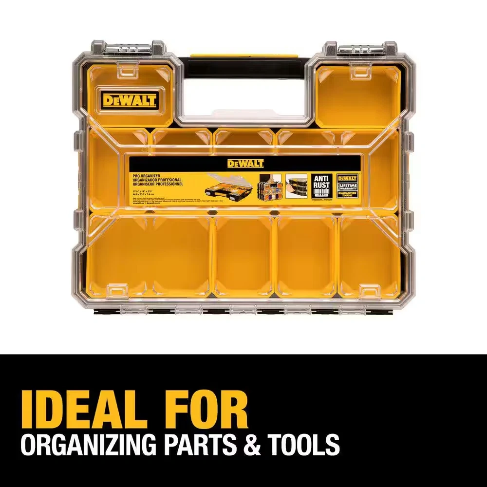 DEWALT 10-Compartment Shallow Pro Small Parts Organizer photo 3