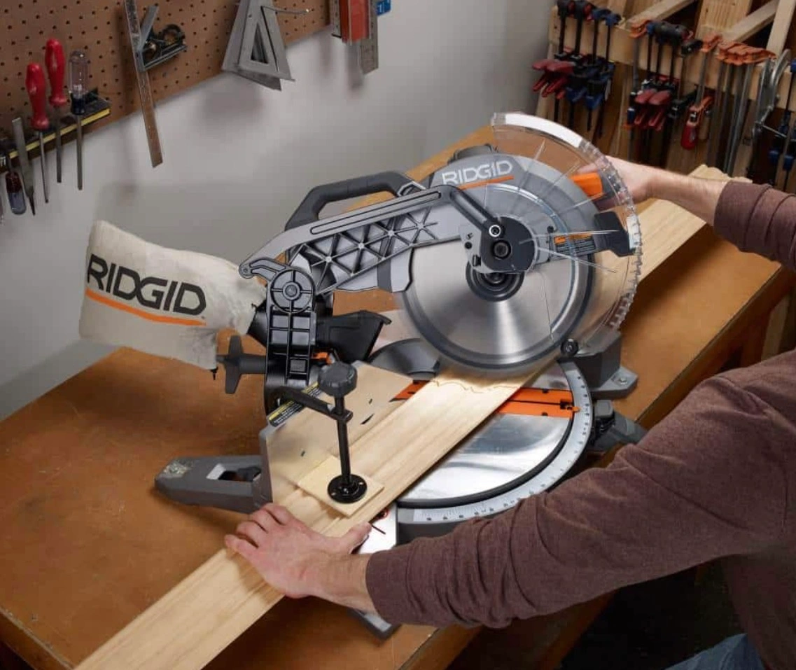 RIDGID 15 Amp Corded 12” Miter Saw w/ Dual Bevel photo 3