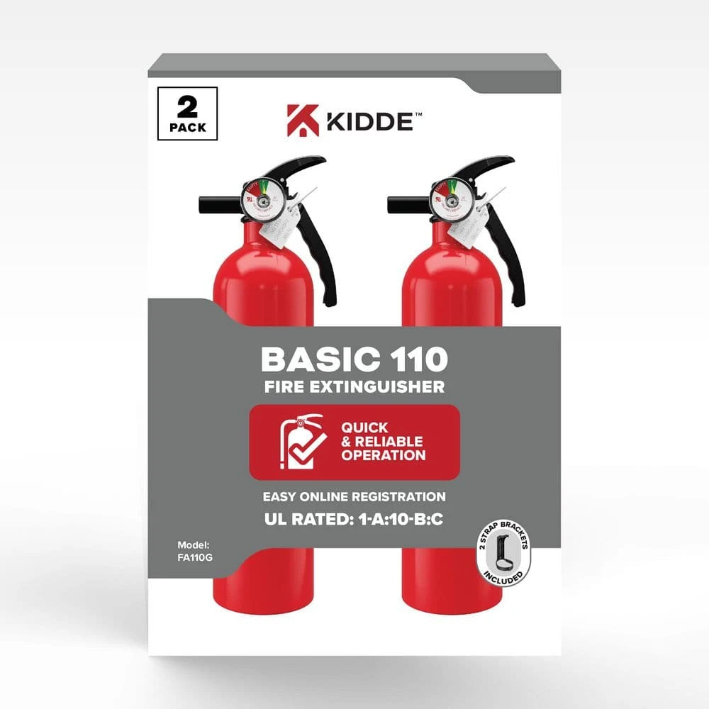 KIDDIE Home ABC Fire Extinguisher 2-Pack