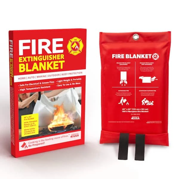 KLEAR CONCEPTS 40in x 40in Fire Blanket