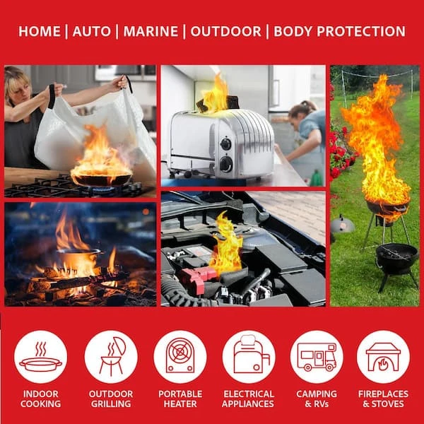 KLEAR CONCEPTS 40in x 40in Fire Blanket photo 3