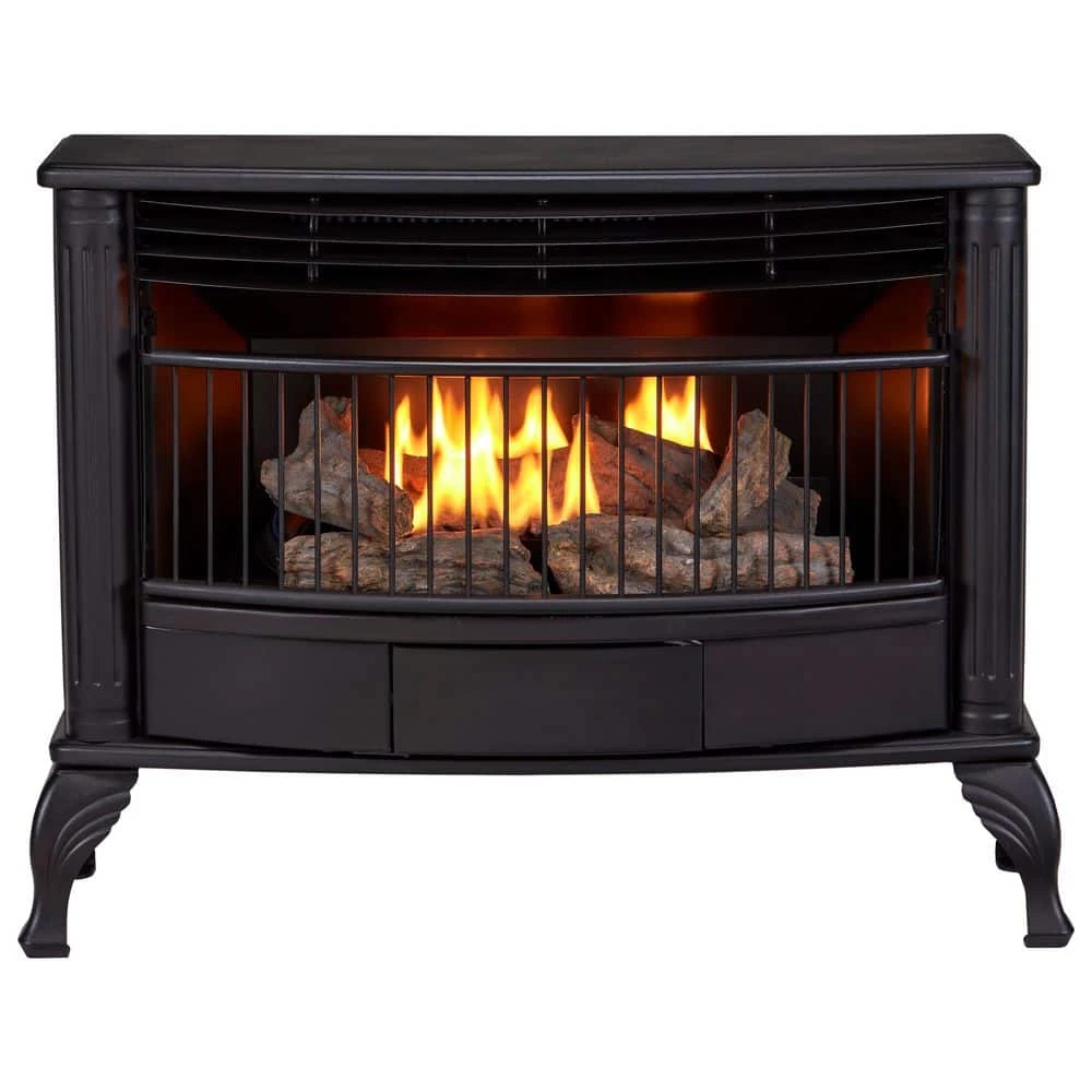 DULUTH FORGE 25,000 BTU Vent-Free Natural Gas Indoor Stove with Thermostat