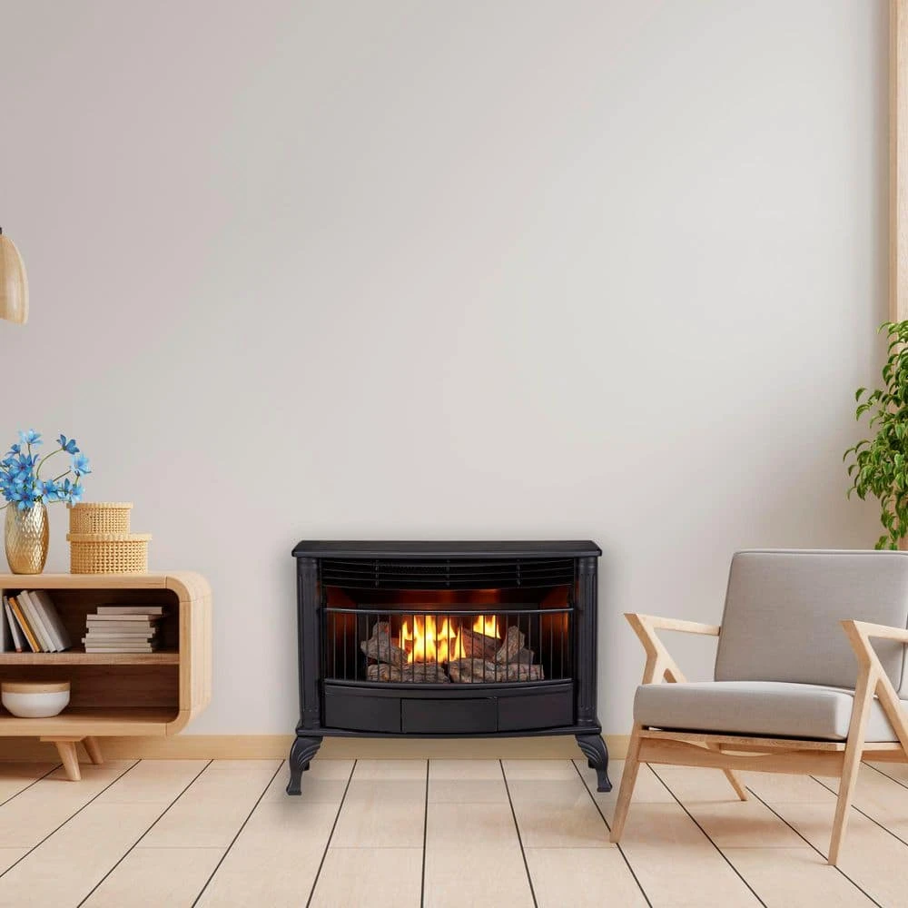 DULUTH FORGE 25,000 BTU Vent-Free Natural Gas Indoor Stove with Thermostat photo 3