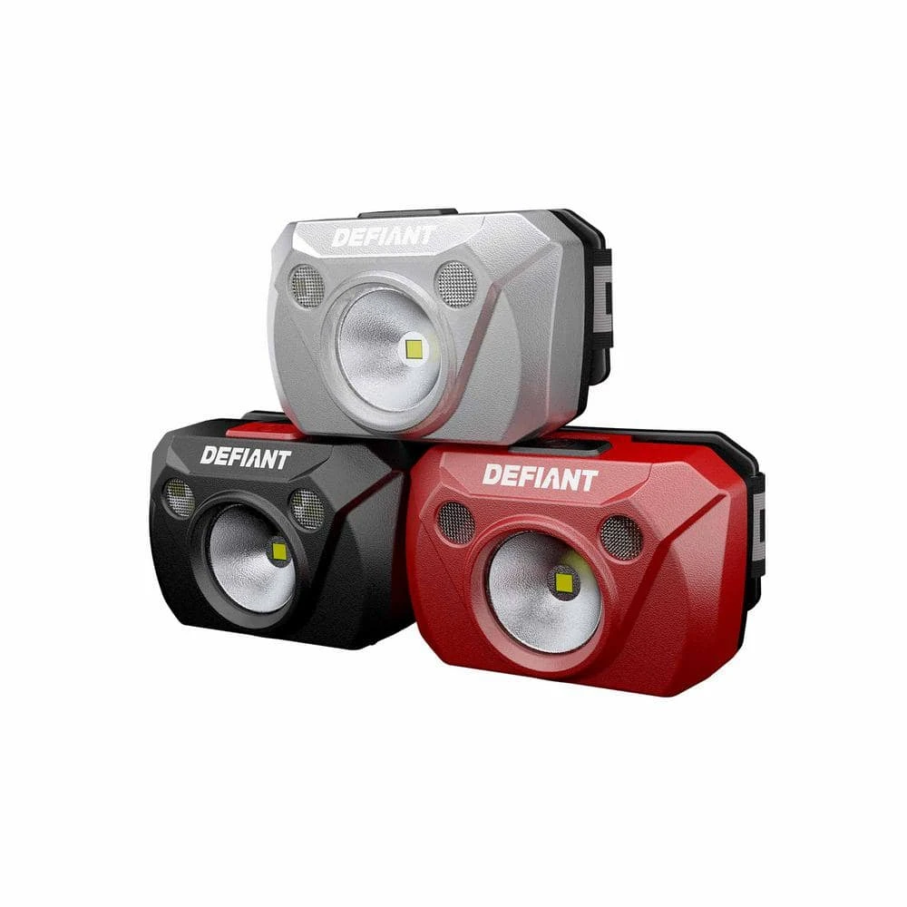 DEFIANT 200 Lumens Headlight (3-Pack)