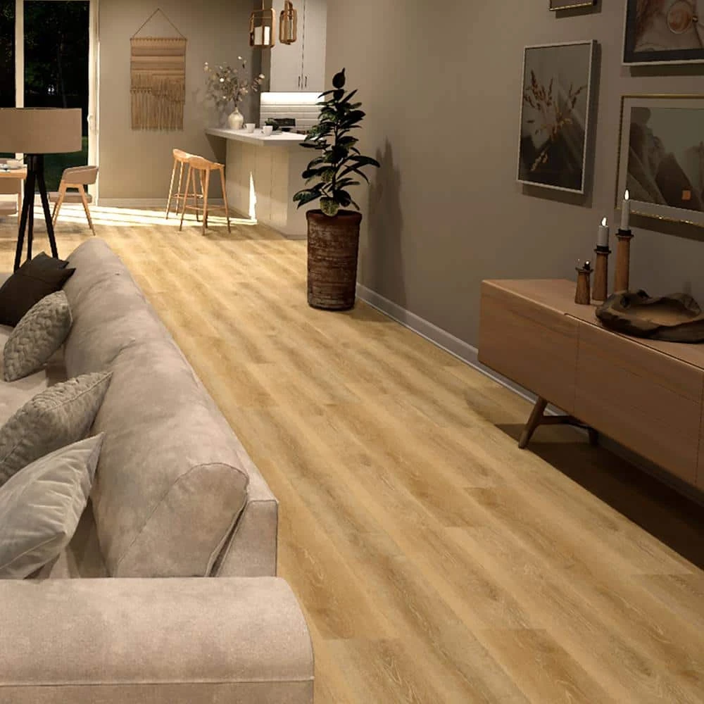 LIFEPROOF Dusk Cherry 6 MIL x 8.7in W x 48in L Click Lock Waterproof Luxury Vinyl Plank Flooring photo 2